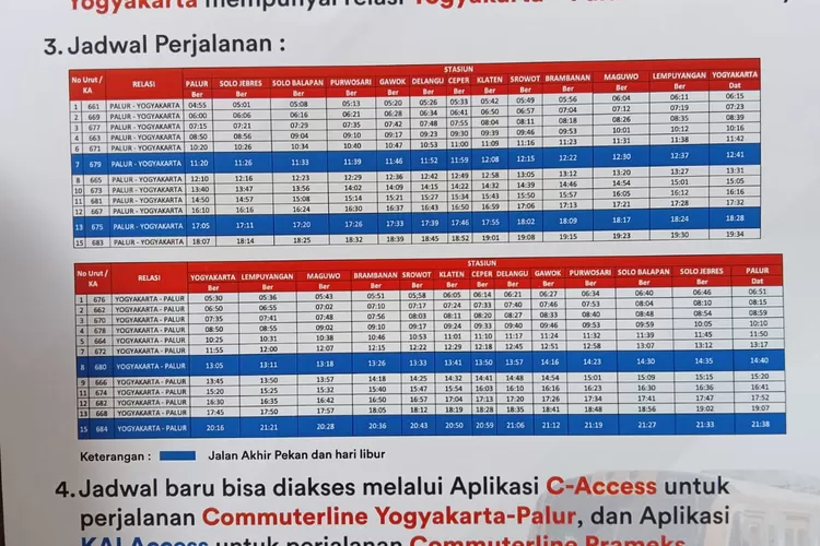 Perlu Dicatat, Jadwal Baru KRL Solo-Yogya! Dimulai Per 1 Juni 2023 ...