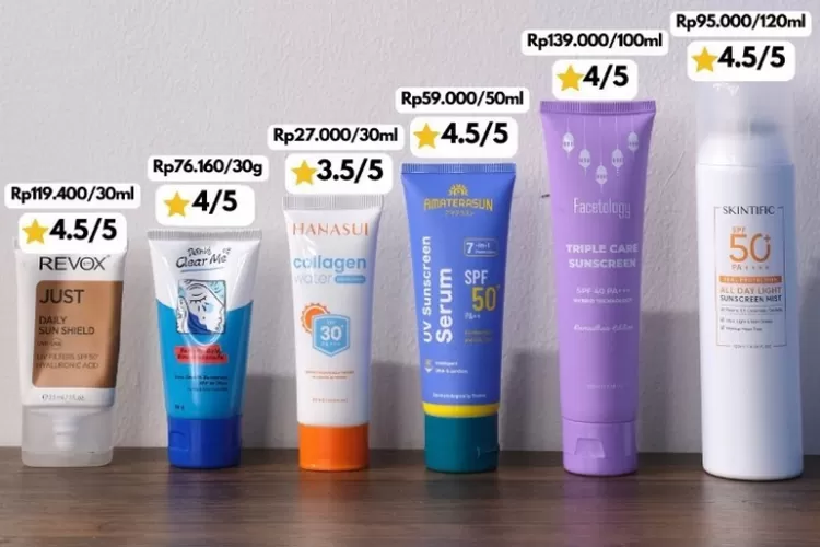 6 Rekomendasi Sunscreen Ringan Terbaik Yang Wajib Dicoba! - Urban Bekasi