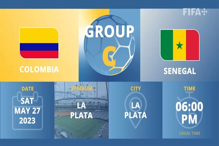 Kolombia U20 vs Senegal U20 Piala Dunia U20 2023, Senegal Misi Wajib Menang (Tangkapan Layar fifa.com)