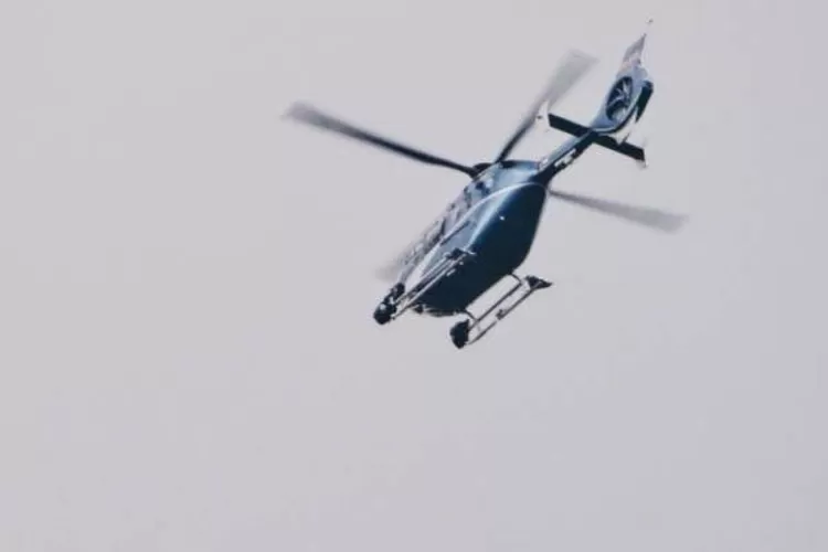 Ilustrasi helikopter jatuh di Ciwidey, Bandung.   