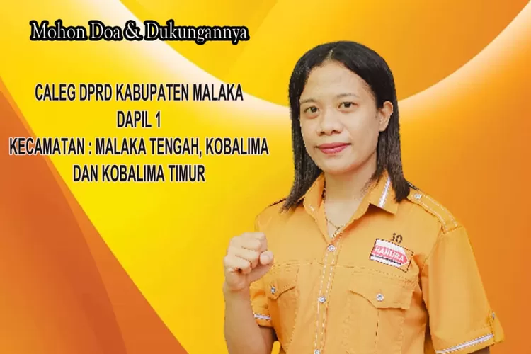 Maria Evilina Ung calon anggota DPRD Kabupaten Malaka ( Dok. Ist )