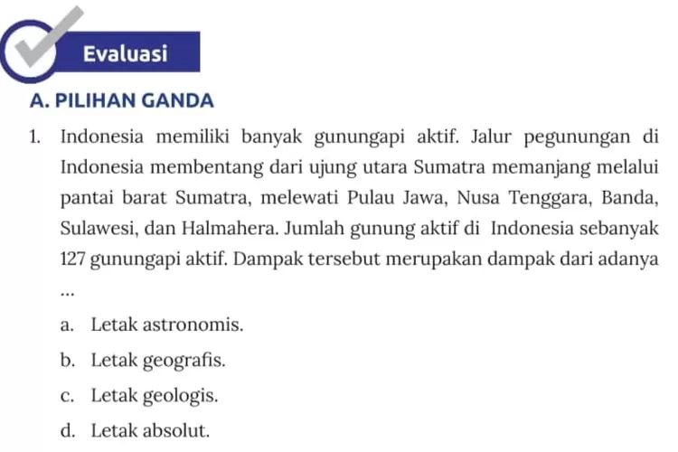 Kunci Jawaban IPS Halaman 60 Kelas 8 SMP/MTs Kurikulum Merdeka, Pilihan ...