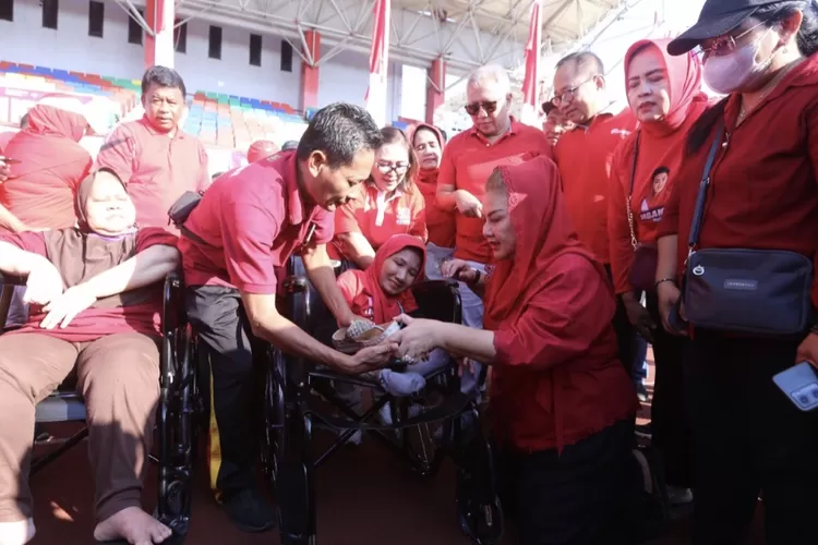 Wali kota Semarang, Hevearita Gunaryanti Rahayu saat di acara di GOR Tri Lomba Juang, Minggu (28/5).  (Semarangkota.go.id)