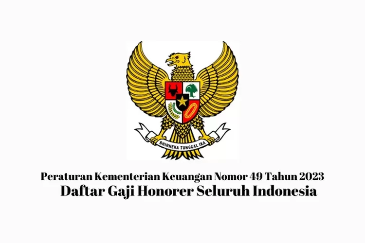 Daftar gaji honorer seluruh Indonesia berdasarkan Peraturan Kementerian Keuangan Nomor 49 Tahun 2023 (unews.id)