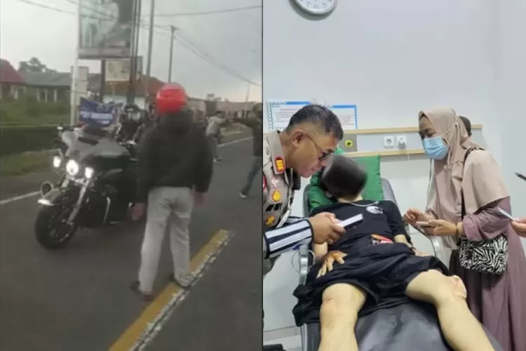 Kronologi Moge Tabrak Santri Versi Polisi, Bermula Dari Senggolan Stang ...