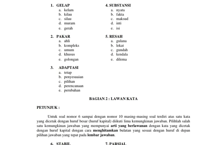 Bocoran Soal Tes Bakat Skolastik Lpdp 2023 Kemampuan Verbal Part 1 Ada Kunci Jawabannya Soulsel 4738