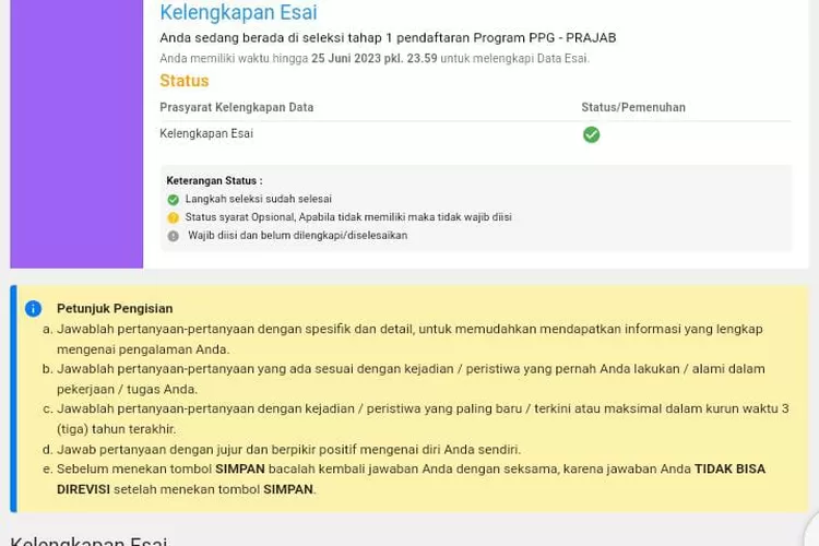 Contoh Jawaban Esai Ppg Prajabatan Bagian A Calon Mahasiswa Wajib Lihat Jakarta Insider