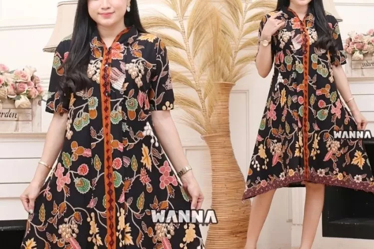 model dress batik terbaru remaja