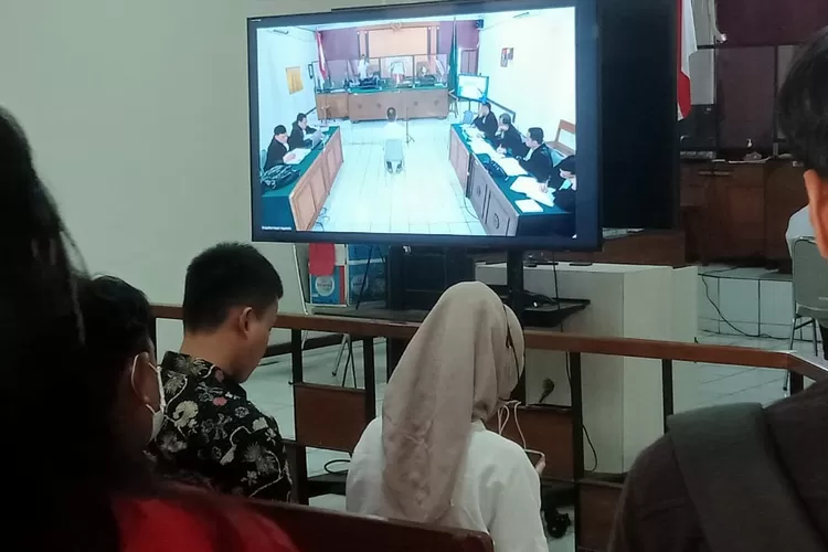 Suasana Sidang Kasus Pembunuhan Pengusaha Di Pengadilan Negeri (PN) Yogyakarta. (Foto: SMOL.id/Rangga Permana)