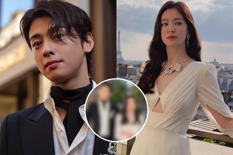 Perpaduan Visual Cha Eun Woo dan Song Hye Kyo di Event Chaumet