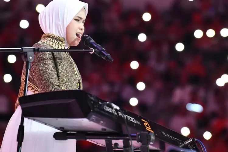 Putri Ariani yang diundang untuk perform pada salah satu event nasional (Twitter @PKSejahtera)