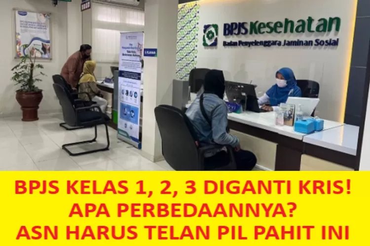 BPJS KELAS 1, 2, 3 DIGANTI KRIS! Apa Perbedaannya? ASN Harus Telan Pil ...