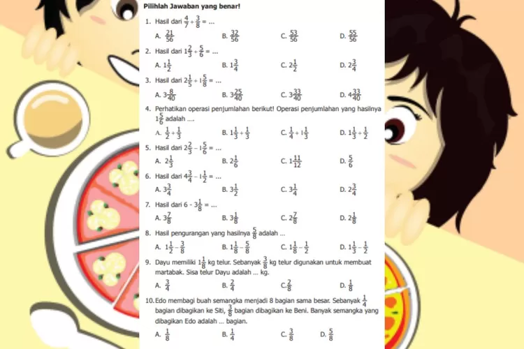 Kunci Jawaban Senang Belajar Matematika Kelas 5 Halaman 15: Operasi