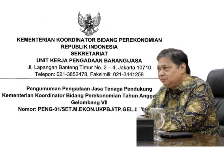 CUMA SAMPAI 17 JUNI 2023, Kemenko Perekonomian Buka Lowongan Kerja ...