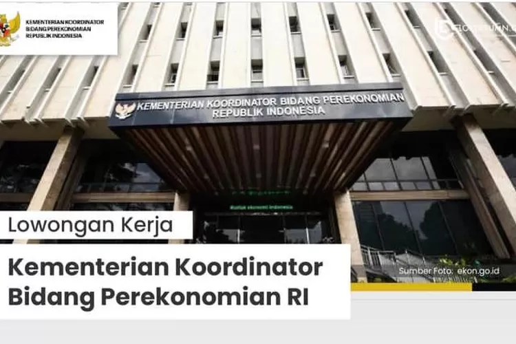 Kemenko Perekonomian Buka Loker Pada Posisi Desain Grafis, Menarik Ya ...