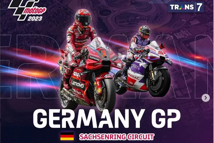 Jadwal Trans7 Hari Ini 18 Juni 2023 MotoGP Jerman 2023 Tayang Jam