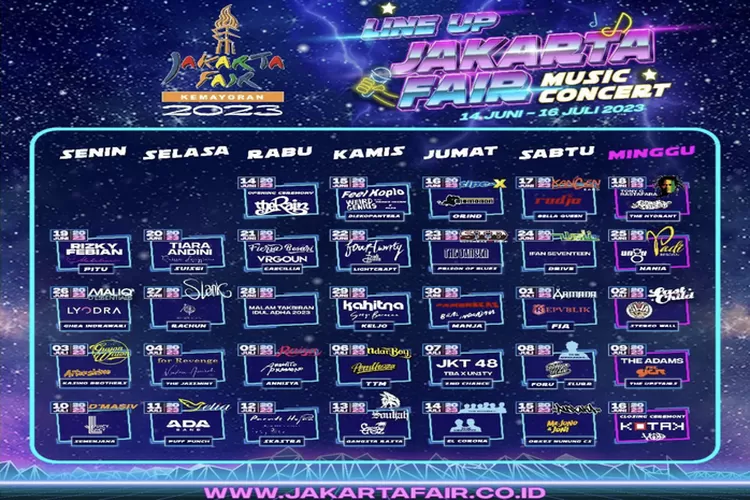 Begini Cara Akses Tiket Masuk PRJ 2023 Secara Online Jika Kamu Ingin ...