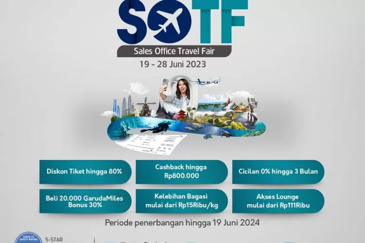 Hadirkan Promo Khusus Hingga 80 , Garuda Indonesia Menggelar Sales