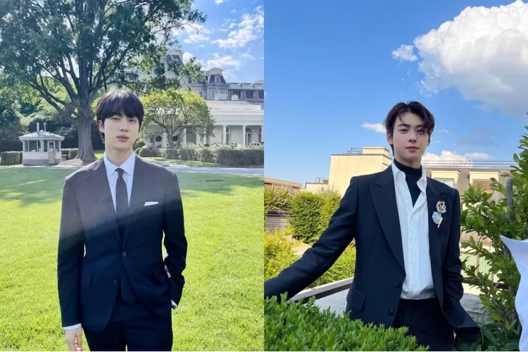 Saking Gantengnya Jin BTS dan Cha Eun Woo ASTRO jadi Wajah Paling