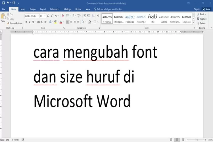 Bagaimana Cara Mengubah Font Dan Size Huruf Pada Microsoft Word Simak Caranya Disini Metro 0324