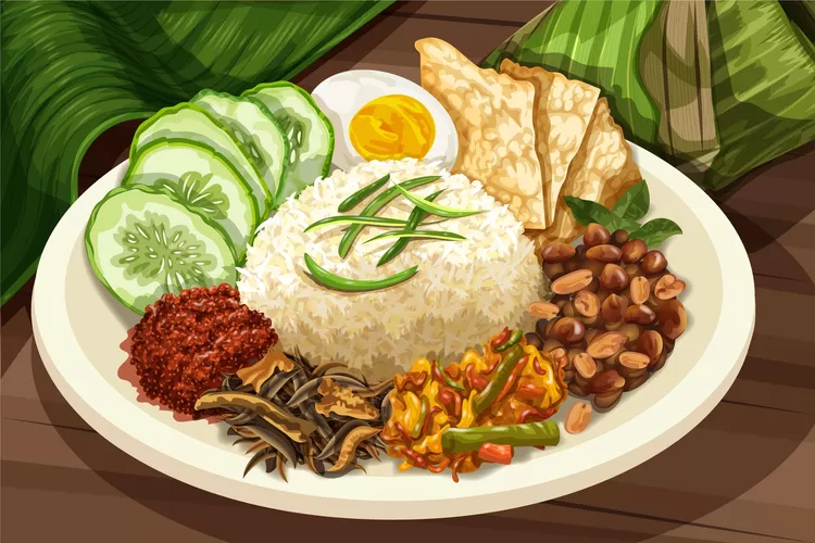 Resep Nasi Lemak Lengkap Dengan Ayam: Lezatnya Hidangan Khas Malaysia ...