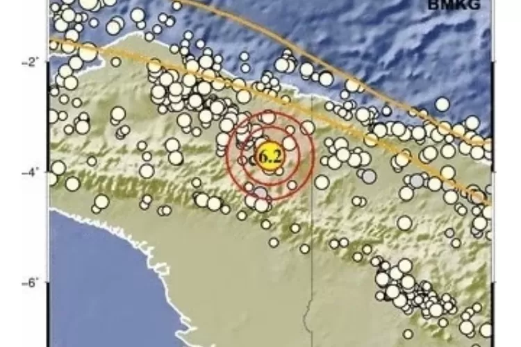 Gempa Bumi Magnitudo 6,2 Guncang Papua Barat, Ini Titik Lokasinya ...