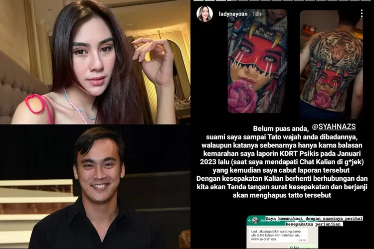 Sempat Dibongkar Lady Nayoan Rendy Kjaernett Akui Tato Wajah Syahnaz