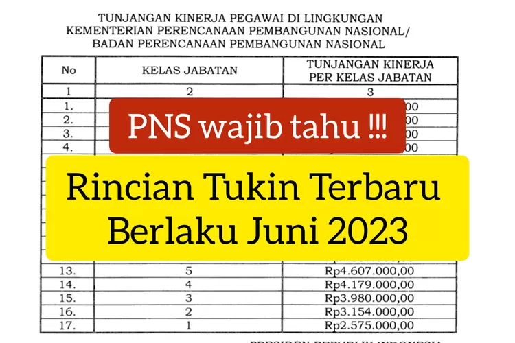 JOKOWI PASTIKAN RINCIAN TABEL TUKIN PNS CAPAI PULUHAN JUTA, Ditjen ...