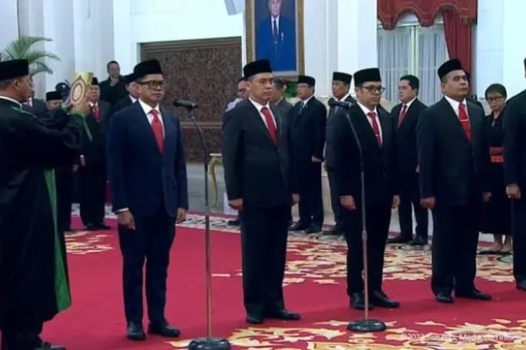 Daftar Nama Menteri Dan Wakil Menteri Baru Yang Dilantik Masuk Kabinet ...