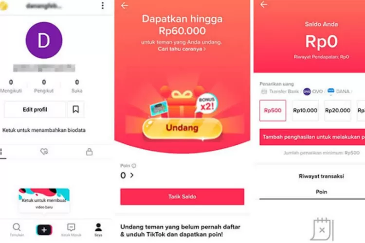 Cara Menghasilkan Uang Di TikTok, Caranya Mudah Banget, Dijamin Bisa ...