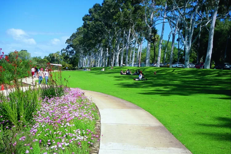 Destinasi wisata di Kota Perth Australia, ada taman indah terluas di ...