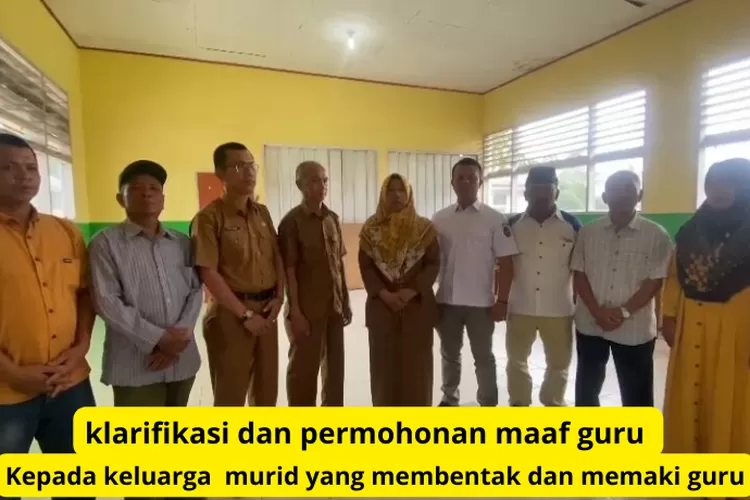 Waduh! Seorang Guru Harus Minta Maaf Setelah Dibentak Dan Dimaki Oleh ...