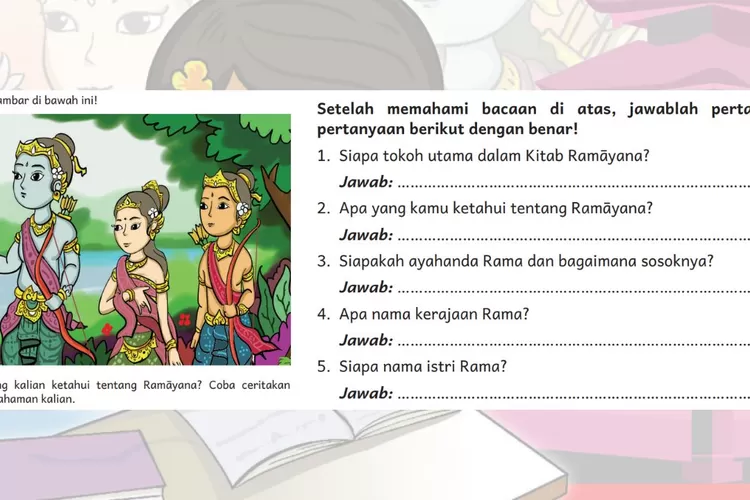 Kitab Ramayana serta Kisah Rama dan Istrinya, Kunci Jawaban Agama Hindu ...