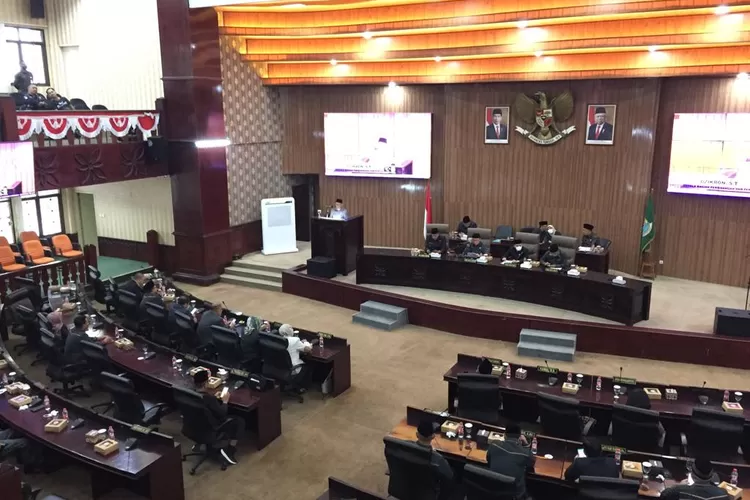Suasana rapat paripurna DPRD Kota Bekasi. (DPRD Kota Bekasi)