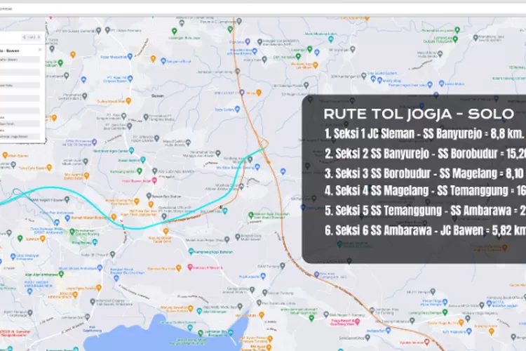 UPDATE TOL JOGJA – BAWEN!! Info Rute Dan Exit Tol Lengkapnya- Awas ...