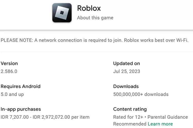 Update Terbaru 10 Agustus 2023! Link Download Roblox Versi 2.589.593 no apk  mod Unlimited Robux, Gratis Gan - Suara Merdeka