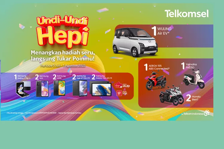 Terbaru Periode 26! Pemenang Undi Undi Hepi Telkomsel 19-25 Juli 2023 ...