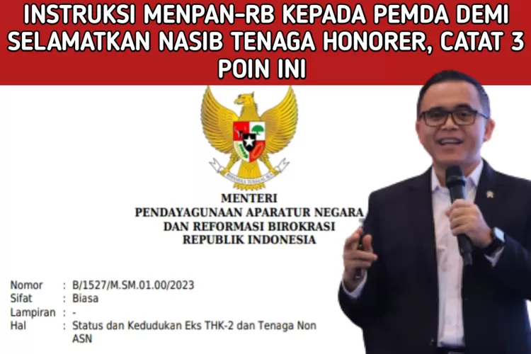 KEMENPAN RB INSTRUKSIKAN 3 Hal Ini Pada Pemda Demi SELAMATKAN TENAGA ...