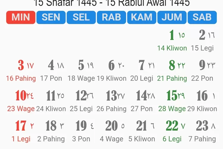 Kalender September Lengkap Dengan Penanggalan Jawa Weton Hari