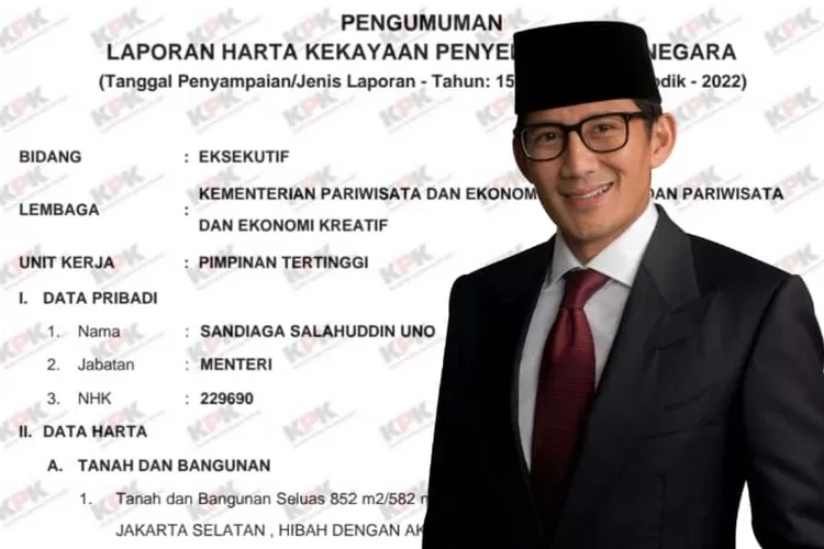 Harta Kekayaan Sampai Rp10 Triliun, Sandiaga Uno Terbukti Punya Hutang ...