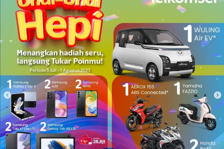 SELAMAT! Ini Daftar Pemenang Undian Telkomsel Poin Undi Undi Hepi ...