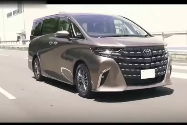 Berikut Bocoran Harga MPV Toyota Alphard 2024, Desain Mewah Tampil di