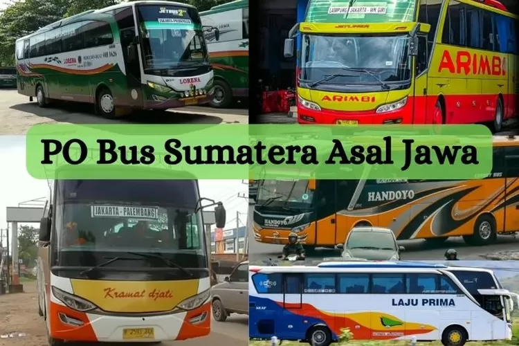 Kolase PO Bus Sumatera yang berasal dari Jawa. (YouTube Botok Channel.)