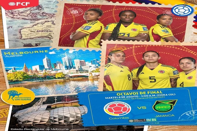 Kolombia Bertemu Jamaika di 16 Besar Piala Dunia 2023 Pertemuan ke 3 Kali (instagram.com/@fcfseleccioncol)