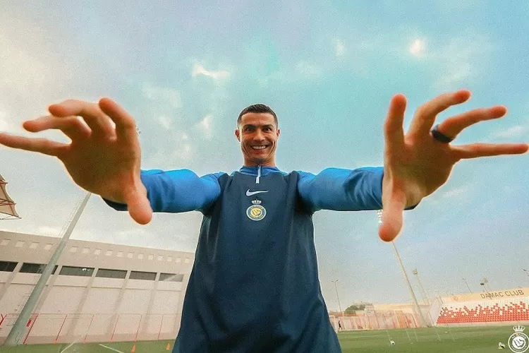 Al Shorta vs Al Nassr Liga Champions Arab 2023, Christiano Ronaldo Jalani Sesi Latihan  (instagram.com/@alnassr)
