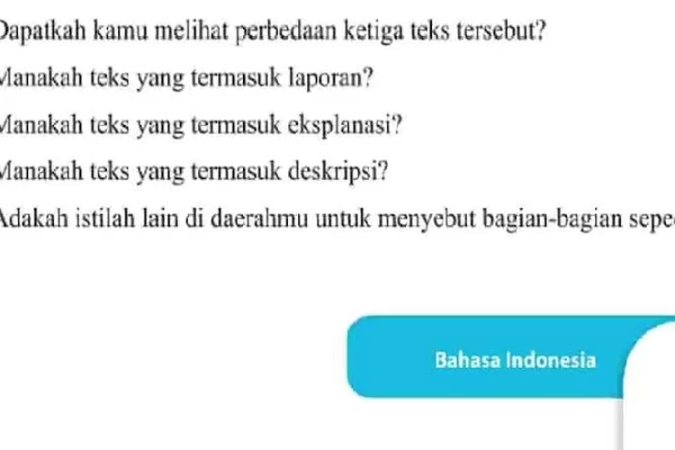 Soal Kunci Jawaban Bahasa Indonesia Kelas 9 Halaman 11 Dan ...