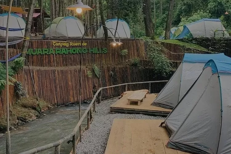 Amazing Destinasi Wisata Di Muara Rahong Bandung Tempat Campingnya Di Pinggir Sungai View 1824