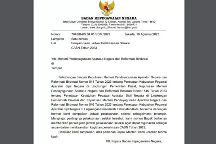 SAH! Pendaftaran Calon Pegawai Negeri Sipil (CPNS) Dan PPPK 2023 Akan ...