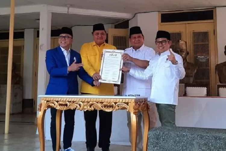 RESMI! Golkar, PKB, Dan PAN Berkoalisi Deklarasikan Prabowo Subianto ...