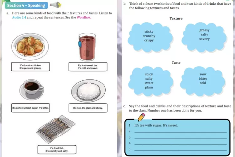 soal essay tentang food and drink